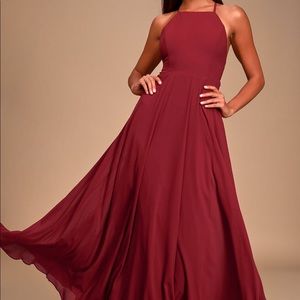 Mythical Kind of Love Wine Red Maxi Dress // Lulus